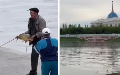 Золотая рыбка: удачный улов напротив Акорды обсуждает Казнет