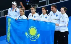 Женская сборная РК по теннису поднялась на шестое место мирового рейтинга