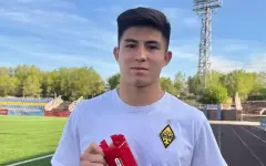 16-летний Дастан Сатпаев стал лидером списка снайперов КПЛ-2025