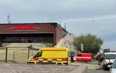 Экстренные службы оцепили рынок «Шапагат» после пожара в Астане