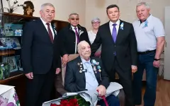 Аким СКО поздравил ветеранов войны и тыла с 80-летием Победы