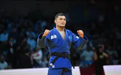 Дзюдоисты Магжан Шамшадин и Аман Бакытжан завоевали бронзу на домашнем Grand Slam