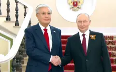 Касым-Жомарт Токаев прибыл в Кремль для участия в Параде Победы