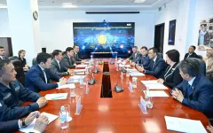 Глава Сената ознакомился с работой Национального космического центра