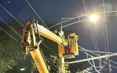 В Алматы масштабно обновляют уличное освещение