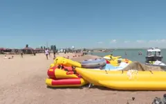 На пляжах Капшагайского водохранилища установили камеры видеонаблюдения с ИИ