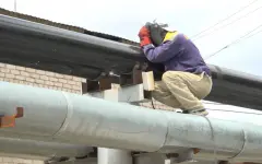 14 км теплотрассы заменяя в Атырау