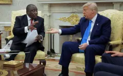 Как с Зеленским: Трамп встретил президента ЮАР в Овальном кабинете обвинениями в притеснениях белых