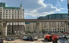 Поступок рабочих на ЛРТ в Астане удивил казахстанцев — видео
