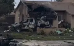 Самолет упал на территорию военного городка в США, есть жертвы