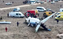 Мемориал жертвам крушения самолета AZAL установили под Актау