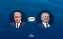 Токаев поздравил Короля Иордании с днем независимости