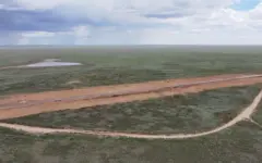 Новую дорогу в Тайсойгане соединили с автомагистралью
