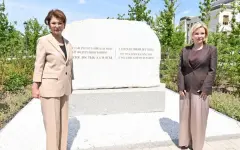 Аллею вечной дружбы между Казахстаном и Россией открыли в Астане