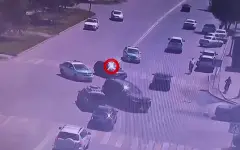 Погоня за водителем без прав в области Абай попала на видео
