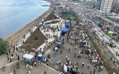 В Кокшетау открылась набережная озера Копа – Жағалау