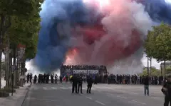 В округе Парижа задержали более 500 человек после победы PSG в Лиге чемпионов UEFA