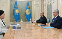 Глава Минтруда отчиталась перед Токаевым