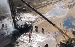 Аварию на газовой скважине в Мангистауской области устранили
