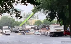 Самый высокий памятник Ленину в Кыргызстане демонтировали