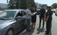 Законопослушных водителей наградили в Семее