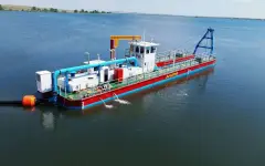 Впервые за полвека на Астанинском водохранилище начали очистку дна