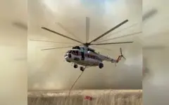 Камыш снова горит в Атырау