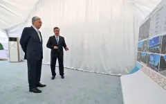 Президенту представили ландшафтный мастер-план аллеи Мыңжылдық
