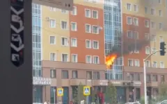 В Астане загорелась квартира в ЖК