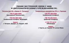 МИД РК обращается к казахстанцам в Иране и Израиле