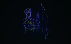 Масштабное шоу дронов прошло в Астане
