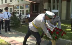 Память погибших полицейских почтили в Алматинской области