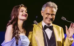 Казахстанская оперная певица спела на сцене с Андреа Бочелли