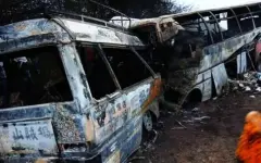 Автобусы загорелись после ДТП в Танзании: погибли 38 человек