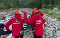 Спасатели в горах эвакуировали туриста с травмой