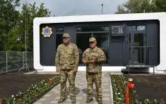 Первую в Казахстане модульную спасательную станцию открыли в Петропавловске