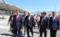Депутаты Мажилиса ознакомились со строительством стадиона по стандартам УЕФА в Кызылорде