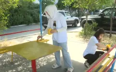 Экоактивисты провели акцию «Чистый двор» в Таразе