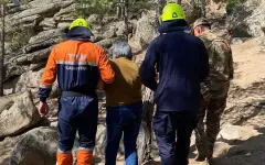 58-летнюю туристку спасли на горе Болектау