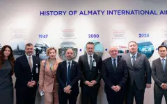 Президент Международного аэропорта Алматы Гокер Косе провёл встречу с главой ICAO Сальваторе Шаккитано