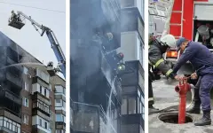 Пожар охватил шесть квартир жилой многоэтажки в Павлодаре