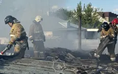 Взрыв удалось предотвратить пожарным в Таразе