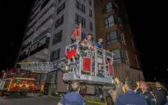 В Анкаре вспыхнул пожар в 26-этажном доме