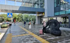 Въезд к аэропорту Алматы временно ограничен