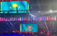 В Астане определили победителей первого чемпионата мира по қазақ күресі среди военнослужащих