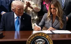 Опубликовано письмо Мелании Трамп Владимиру Путину