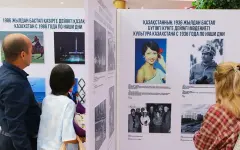 Выставка История Казахстана в фотографиях Kazinform открылась в Астане