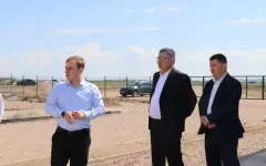 Мажилисмен посетил строящийся полигон твёрдых бытовых отходов в Карагандинской области