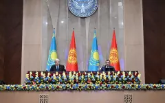 Президенты Казахстана и Кыргызстана выступили с заявлением для прессы