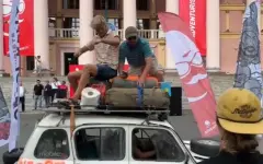Mongol Rally: 57 команд из 20 стран финишировали в Усть-Каменогорске